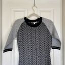 l*space JONATHAN SIMKHAI  Dye Gray Black Knit Bodycon Dress Size Small Half Sleeve Photo 2