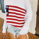 AMERICAN FLAG LIGHTWEIGHT SWEATER Size L Photo 2