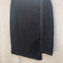 Bebe  Asymmetrical Black Skirt Photo 4