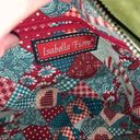 Isabella Fiore Rare  Embroidered Leather Satchel Purse Bag & Cosmetic Bag Photo 7