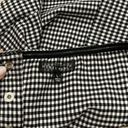 Honey Punch  Women's Black & White Checkered Strapless Crop Top Size L Photo 6