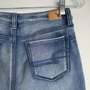 American Eagle  Denim Jogger Pants Sz 0 Super Stretch Jeans Ankle Cuff Photo 8