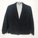 Kenneth Cole  Reaction Ruched Sleeves Black Blazer Jacket S Photo 0