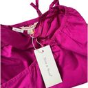 Sim & Sam  Sizzling Magenta Balloon Sleeve Crop Top Size M NWT | 43-16 Photo 2