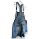 Natural Reflections Womens  Stretchy Distressed Denim Overall Shorts Size XXL Photo 14