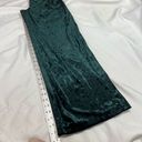 Cynthia Rowley  Dark Green Velvet Wide Leg Pants Sz 4 Photo 7