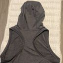 Balance Collection  Womens Grey Pullover Ribbed Hem Hoodie Kangaroo Pocket  M Photo 5