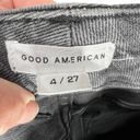 Good American  Good Classic Raw Hem Slim Jeans 4/27 Photo 3