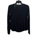 LA Made  Black Long Sleeve Cowl Neck Tee XS New Photo 1