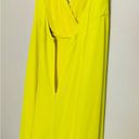 Jay Godfrey  Neon Yellow Georgette Zipper Fully Lined High Slit Gown Dress Size 2 Photo 6