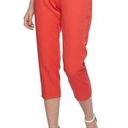 Apt. 9 NWT  Modern Fit Straight-Leg Capris Cropped Sunkissed Coral Size 4 Photo 0