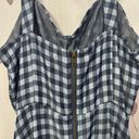 JC Penny Blue Checkered Spring Dress Photo 4