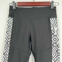 Gottex  Women's Workout Pants Size Small Leggings Black White Phone Pocket Side c Photo 4