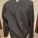 FootJoy  Womens Large Button Up Black Windbreaker Photo 2