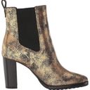 Ralph Lauren NWT‎  Black Bronze Distressed Metallic Mylah Boots Size 7.5 Photo 5