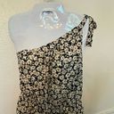 Daisy Pretty Garden One-Shoulder  print poly Sundress SZ XL Photo 1