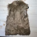 Banana Republic  Women's Light Brown Faux Fur Vest Size XS Petite NEW Photo 2