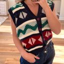 Cabin creek Vintage Christmas Knit Vest  Photo 2