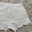 Good American High Waist Distressed Raw Hem Shorts NWT Sz 8/29 Photo 7