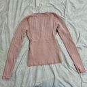 Wilfred Aritzia Pink Precious Sweater Coquette Longsleeve Cardigan XS Photo 4