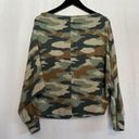 ee:some  Dolhman Sleeve Oversized Wide Neck Sweatshirt Camo Print Small Photo 7