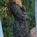 Merona  water repellent cheetah trench coat Photo 2