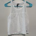 Sweaty Betty  White Breeze Short Crop Running Tank Top Perforated Racerback XS Photo 0