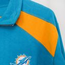 NFL  Miami Dolphins Half Zip Fleece Jacket Photo 5