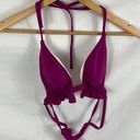 Boutique  Ruffle Detail Purple Bikini Top Size small Photo 0