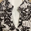 Coldwater Creek  brown and white blouse size M Photo 3