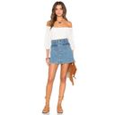 Tularosa / Revolve Madelyn Mini Denim Skirt in Fuji Size 25 Photo 4