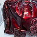 Loewe  Amazona 28 Burgundy Patent Leather Handbag (minor callouts in pics) Photo 3