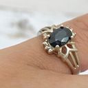 Onyx Black  Sterling Silver Ring 5 Photo 7