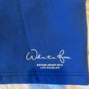 White Fox Boutique White Fox Check It Out Lounge Sweat Shorts Electric Cobalt Blue Photo 3