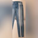 L'Agence L’Agence Women Light Blue Jeans Size 25 Pre-Owned Raw Hem Photo 5