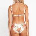 Volcom  Desert Blooms Floral Orange Green Triangle Bikini Top Small NWT Photo 6