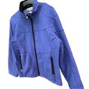 Free Country  Womens Soft Shell Jacket L Periwinkle Blue Full Zip Fleece Lined Photo 1