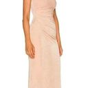 Misha Collection / Revolve Dune Twisted One Shoulder Midi Dress in Rose Photo 1