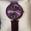 Juicy Couture NWT!  Black Label Purple Stone Wristwatch Photo 5