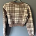 Love Tree Cropped Plaid Button Up Cardigan Photo 3