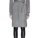 Vince  Grey Wool Belted Wrap Coat Size: XS Photo 1