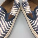 Olukai  Shoes Womens 7 Pehuea Pai Slip On Sneakers Blue White Canvas Stripe Low Photo 8