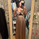 ZARA Gold Maxi Dress Photo 3