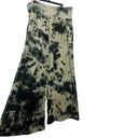 Jasmine & Ginger Green Tie Dyed Bohemian Wide Leg Pants XL Photo 1