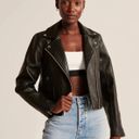 Abercrombie & Fitch Aberocrombie Vegan Leather Jacket Photo 0