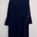 Tommy Hilfiger  Bell sleeve dress Navy blue Size 14 Photo 5