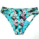 California Waves  Floral Strappy Bikini Swim Bottom Photo 4