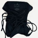 Lulu the Label NWOT  Australia Black Strappy Tie Back One Piece Swimsuit - S Photo 10