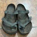 Birkenstock  Brown Leather Mayari Sandals Size: 39 Photo 2