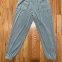 Macy's Light Blue Velvet Sweatsuit  Photo 0